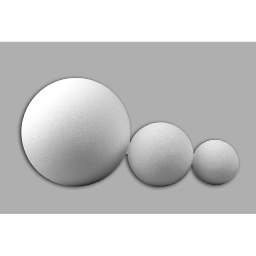 1 x 8cm Styropor Sphere Styrofoam Polystyrene Ball 